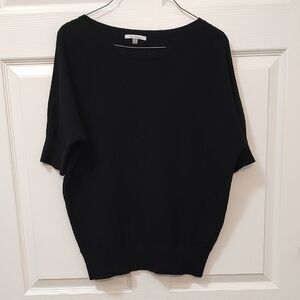 Black Short Sleeve Sweater " Vila Milano"